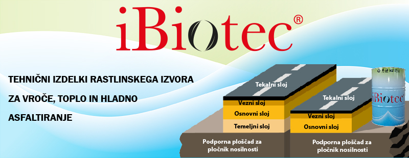 iBiotec SOLVETAL® debitumanti in antiadhezivi za cestni asfalt